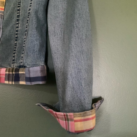 Molly B Stretch Denim Jean Jacket sz XS - Picture 4 of 11